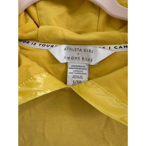 Athleta Girl × Simone Biles | “Because I Can” | Oversized Hoodie | L/12 | EUC - Picture 3 of 7